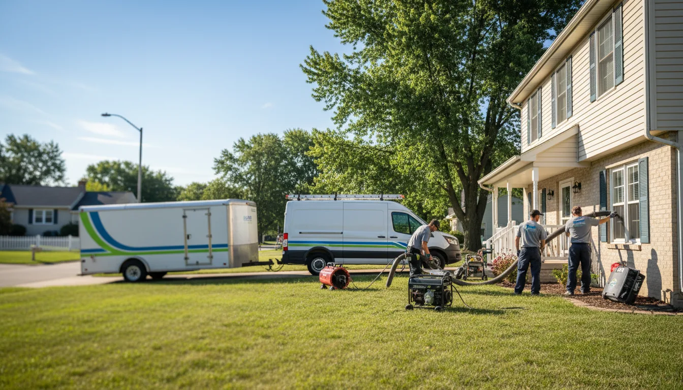 Flooded Basement Restoration And Cleanup With Repair in Cassville, WI near me